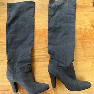 Stella McCartney high blue suede boots